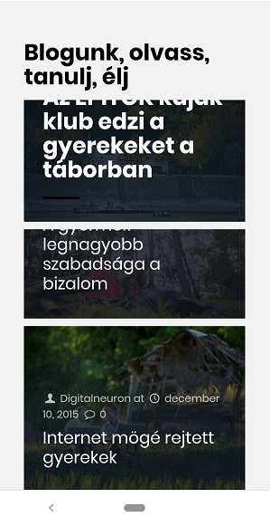 webodal élesítés